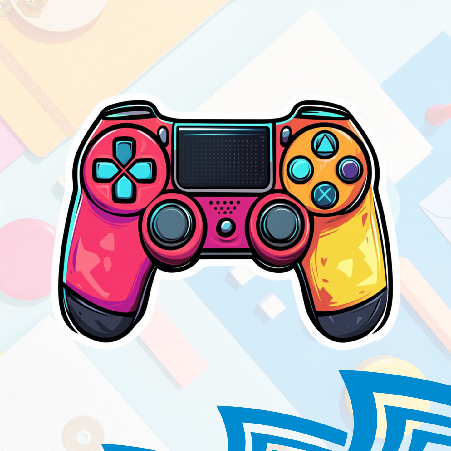 Gaming Clipart Pack Digital Download for Kids and Teens | Printable Controller PNG | Gamer Aesthetics | Playstation Console Bundle