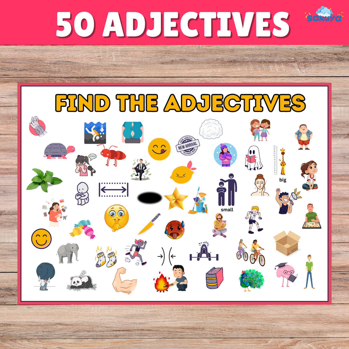 Find the Adjectives Worksheet with Answer Key in Tamil | Printable Grammar Worksheet