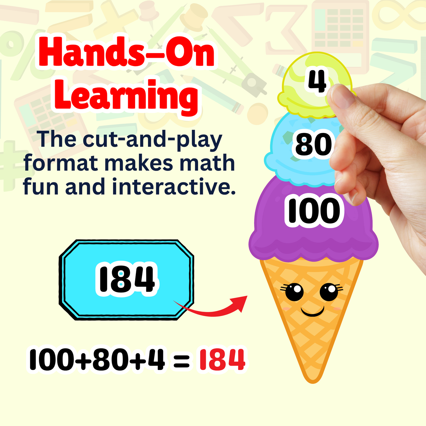 Cone Math Book for Kids | Fun Worksheets | 3D Math Learning | Math Practice Printable | Homeschool Worksheets
