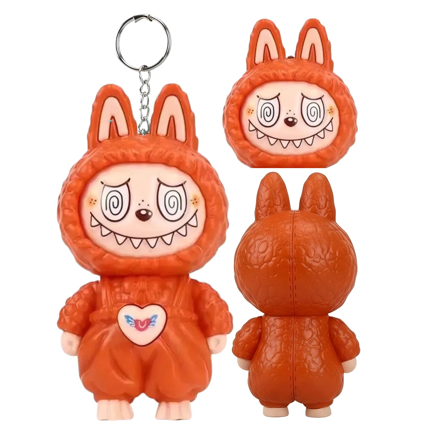 Sakuya Labubu Keychain Cute Cartoon Figure | Mini Collectible Pendant for Bags, Keys & Backpacks | Durable PVC Material | Fun Gift for Anime Lovers & Collectors
