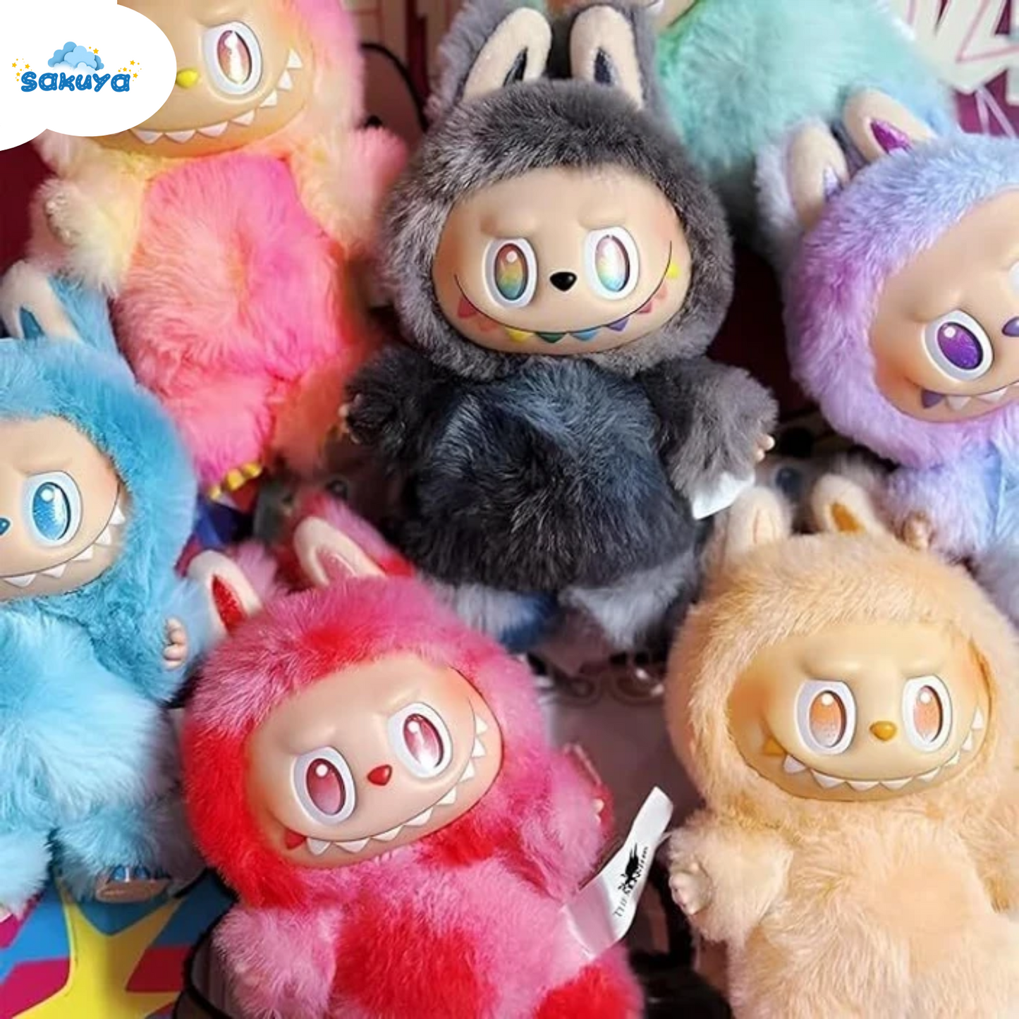 Labubu Collectible Figure Keychain | Designer Art Toy with Fluffy Plush Design | Adorable Fluffly Toy, and Premium Labubu Toy for Collectors and Gift Enthusiasts