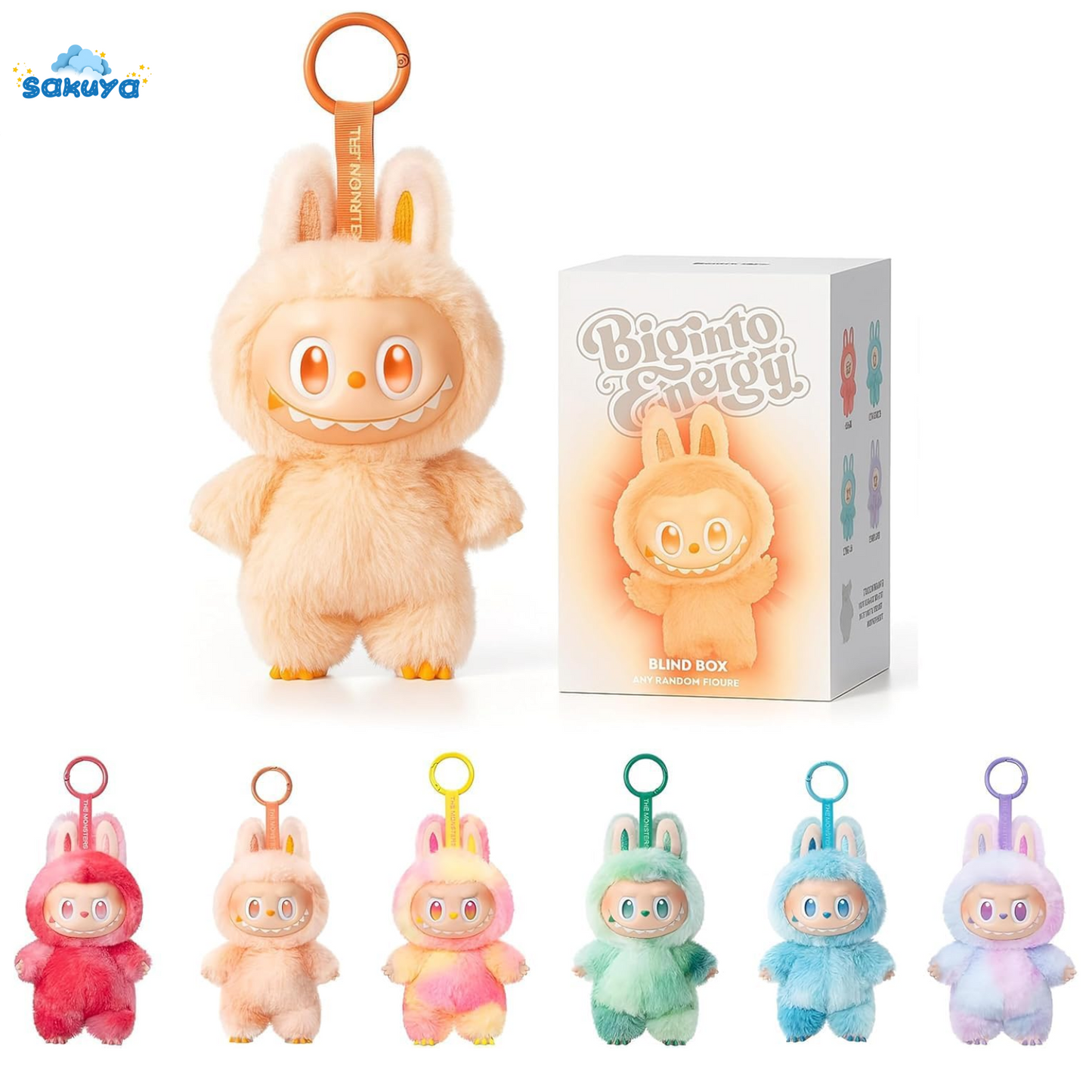 Labubu Collectible Figure Keychain | Designer Art Toy with Fluffy Plush Design | Adorable Fluffly Toy, and Premium Labubu Toy for Collectors and Gift Enthusiasts