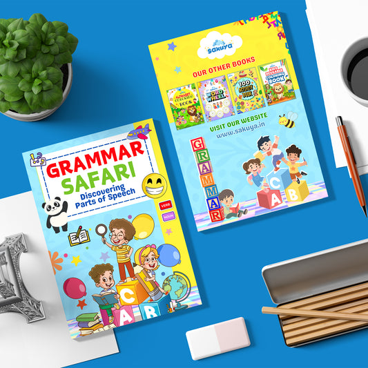Sakuya Grammar Book for Kids | Fun And Easy English Learning | Colorful Illustrations, Simple Exercises, and Engaging Activities for Early Language Development | Educational Books for Kids