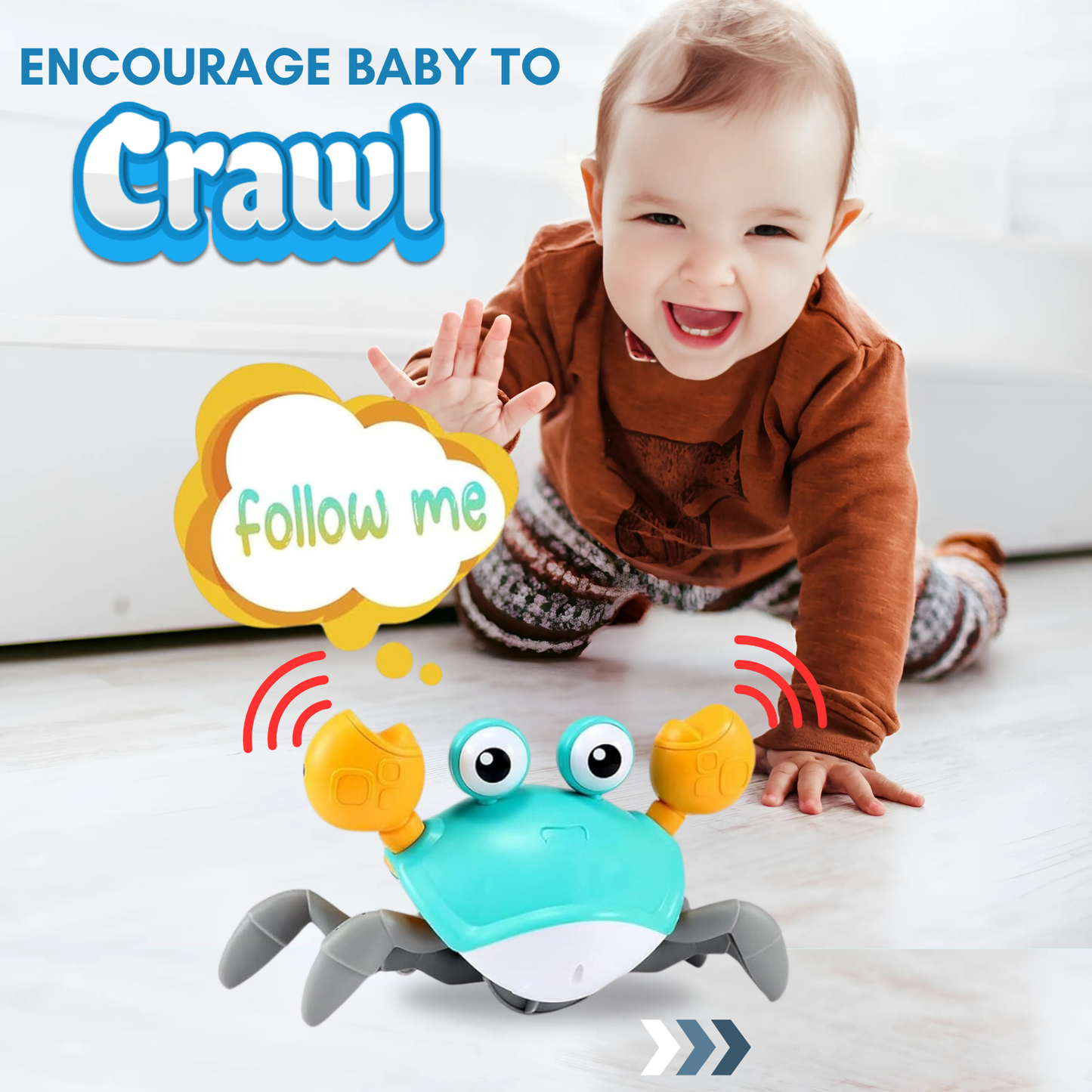 Musical Crab Toy for Kids | Crab Robot with Electronic Music and Moving Features | Ideal Baby Music Toy for Boys and Girls | Perfect Birthday Gift for Children | Child Safe Toy