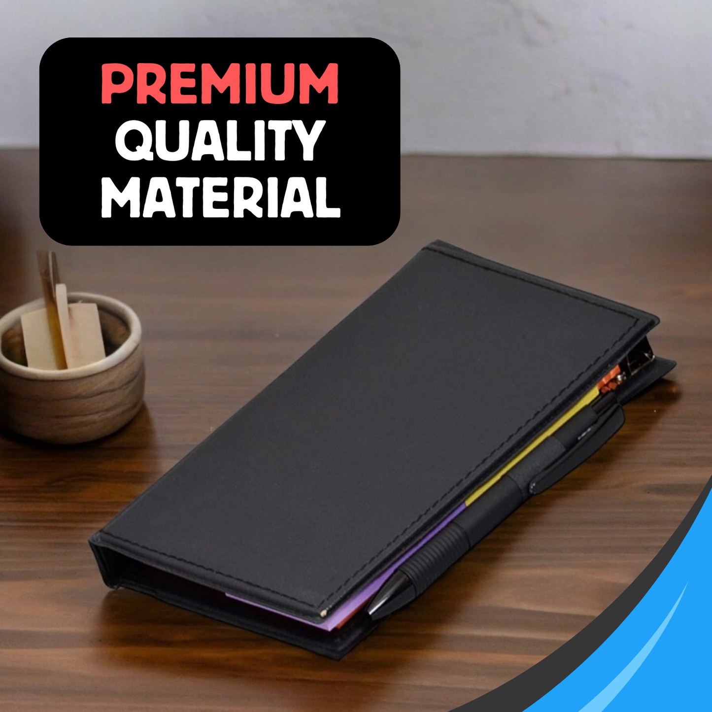 Sakuya Memo Pad with Sticky Notes & Clip Holder with Pen for Gifting| Note Pad for School, Home, and Office Supplies - Sakuya