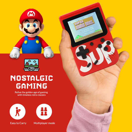 Sakuya Handheld SUP Game Console for Kids | Built-In Games for Indoor and Travel Fun | Perfect Gift for Boys and Girls | Portable and Rechargeable