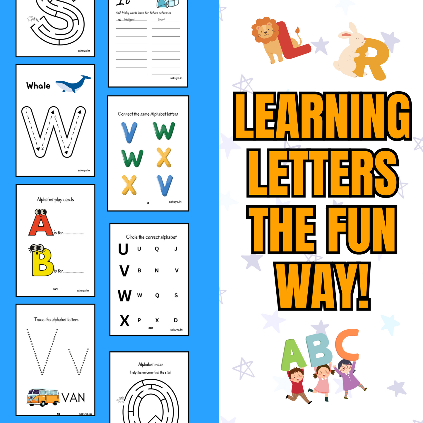 Sakuya Kids' Digital Workbook – 4000 Pages of Fun & Learning!
