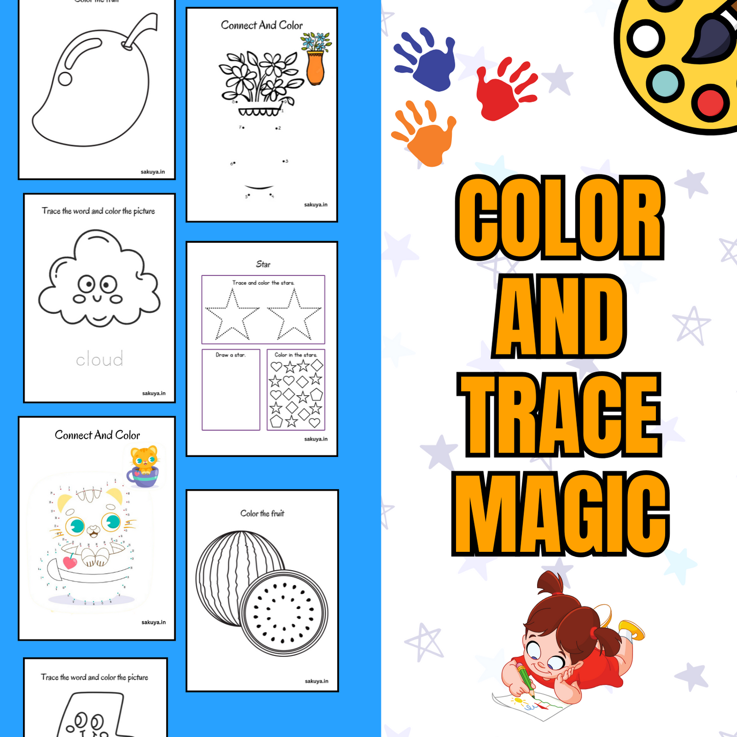 Sakuya Kids' Digital Workbook – 4000 Pages of Fun & Learning!