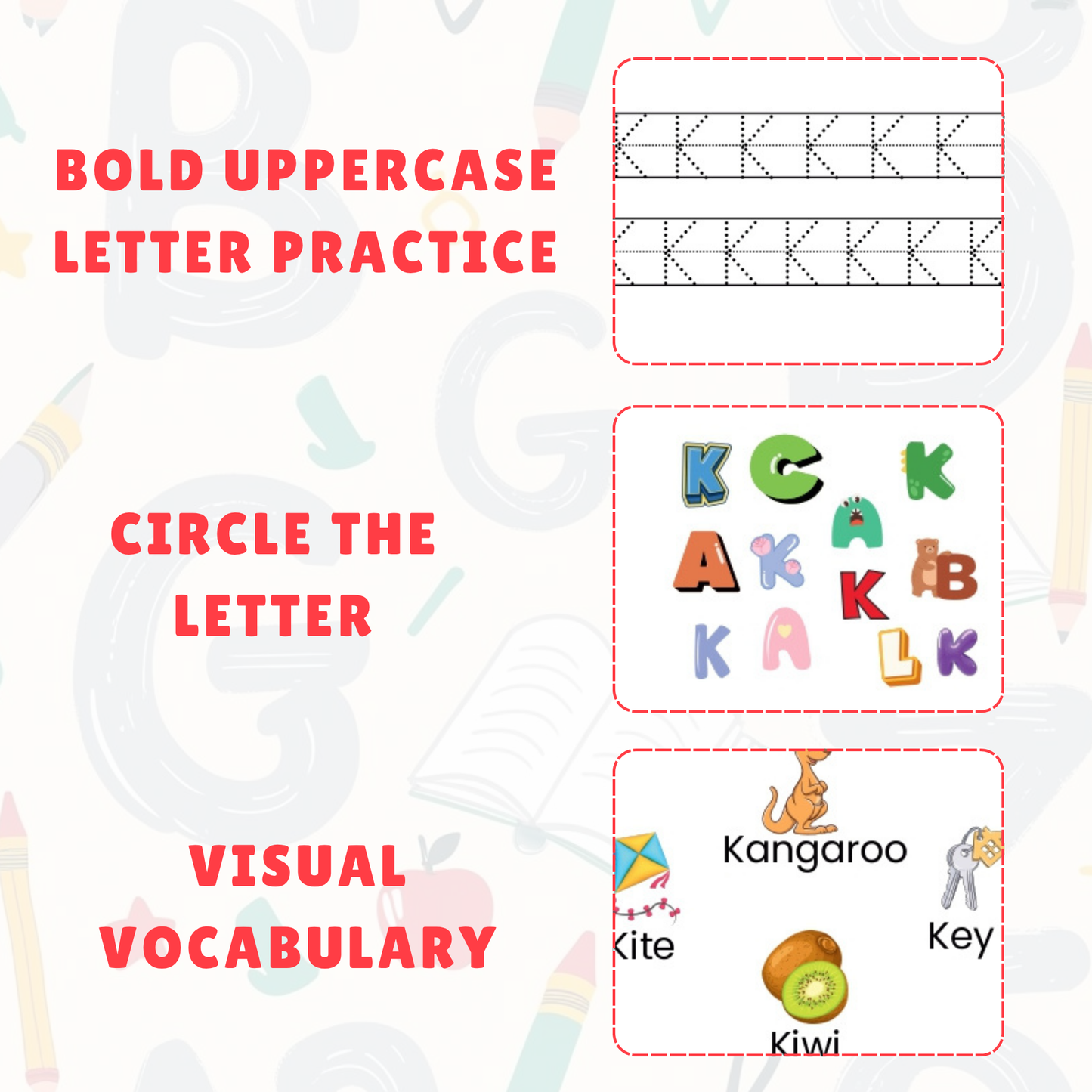 Alphabet Book Toddler Quiet Time | Montessori Material Homeschool Printable | Preschool Worksheets for Early Learning