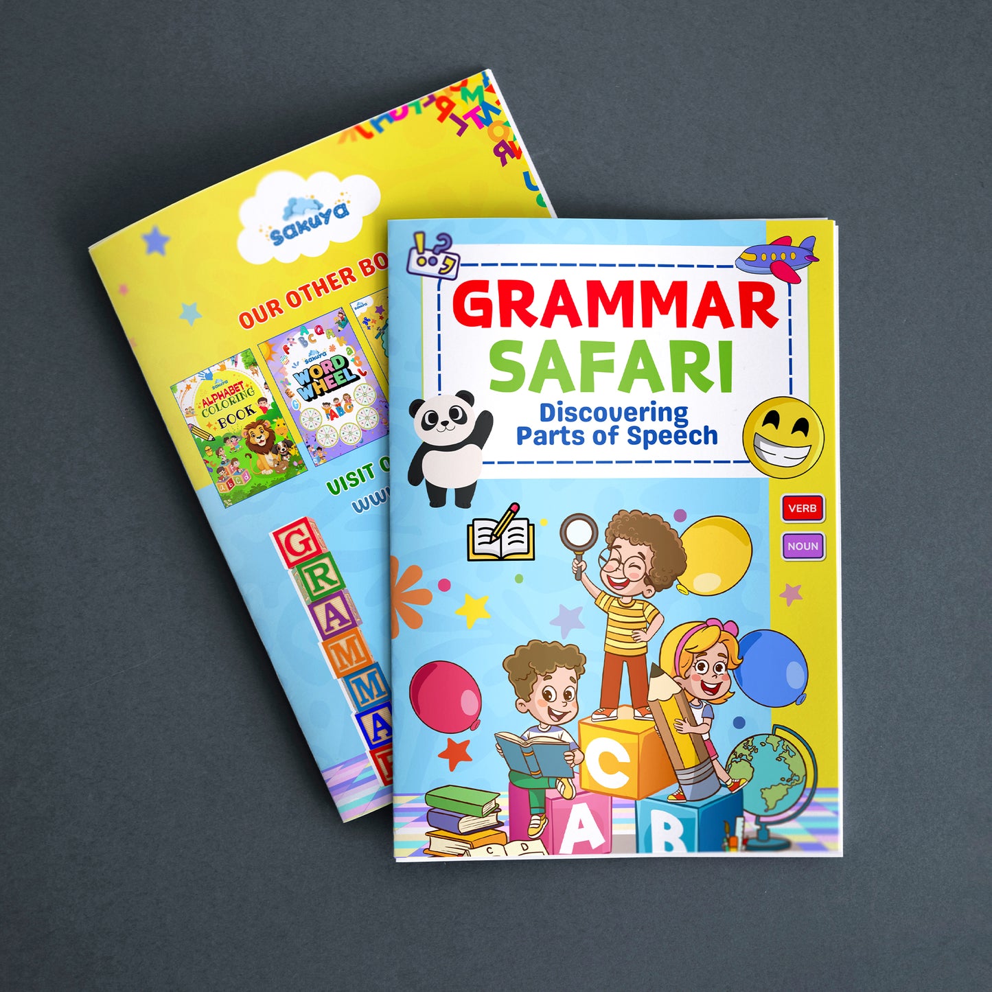 Sakuya Grammar Book for Kids | Fun And Easy English Learning | Colorful Illustrations, Simple Exercises, and Engaging Activities for Early Language Development | Educational Books for Kids