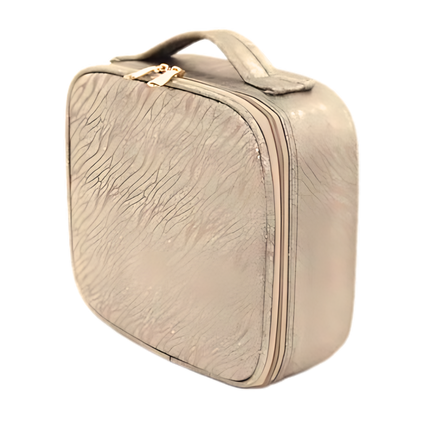 Sakuya Elegant Vanity Bag - Spacious Makeup Organizer Bag with Multiple Compartments - Ideal for Travel and Home Use - Stylish Cosmetic Storage Bag for Women - Portable Vanity Case - Sakuya