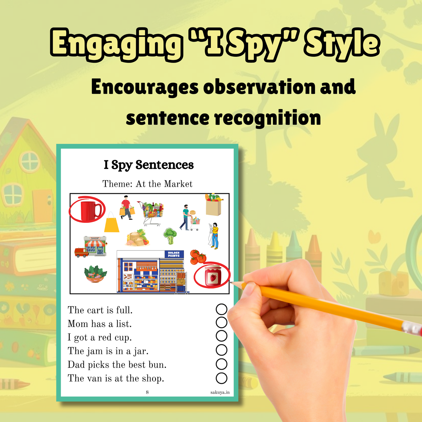 Spy Sentence Book Printable Digital Mystery Hunt Birthday Treasure word sentence Game for Kids
