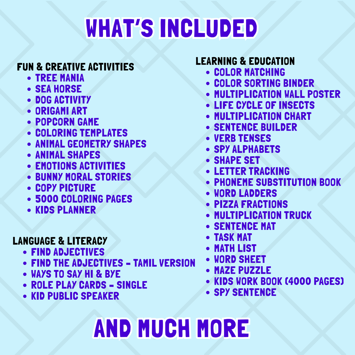 Lifetime Access to All Sakuya Printable Books | Worksheets for Kids | Preschool Worksheets | Toddler Workbook | Alphabet and Math Prints