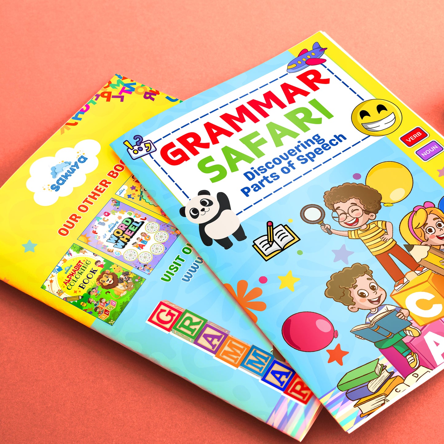 Sakuya Grammar Book for Kids | Fun And Easy English Learning | Colorful Illustrations, Simple Exercises, and Engaging Activities for Early Language Development | Educational Books for Kids