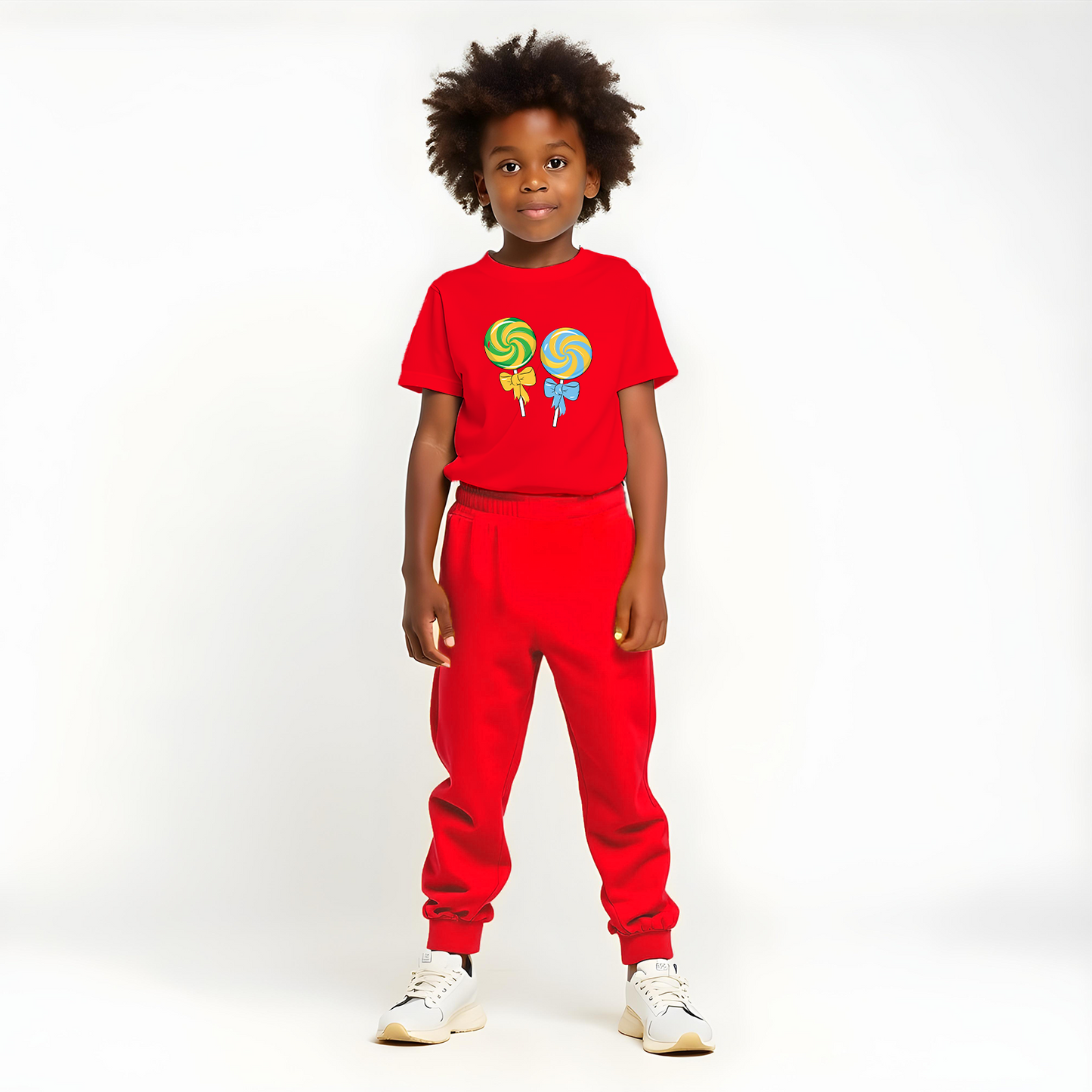 Sakuya Kids Clothing Set Night Suits Round Neck Full Sleeve T-Shirt & Pant Soft, Breathable 100% Cotton Sleepwear for Baby Boys & Girls - Pajamas Set | Unisex Kids Dress Sleepsuits Pack of 1, Red