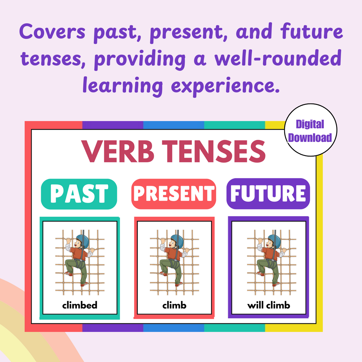 Printable 200 Verb Tenses Worksheet
