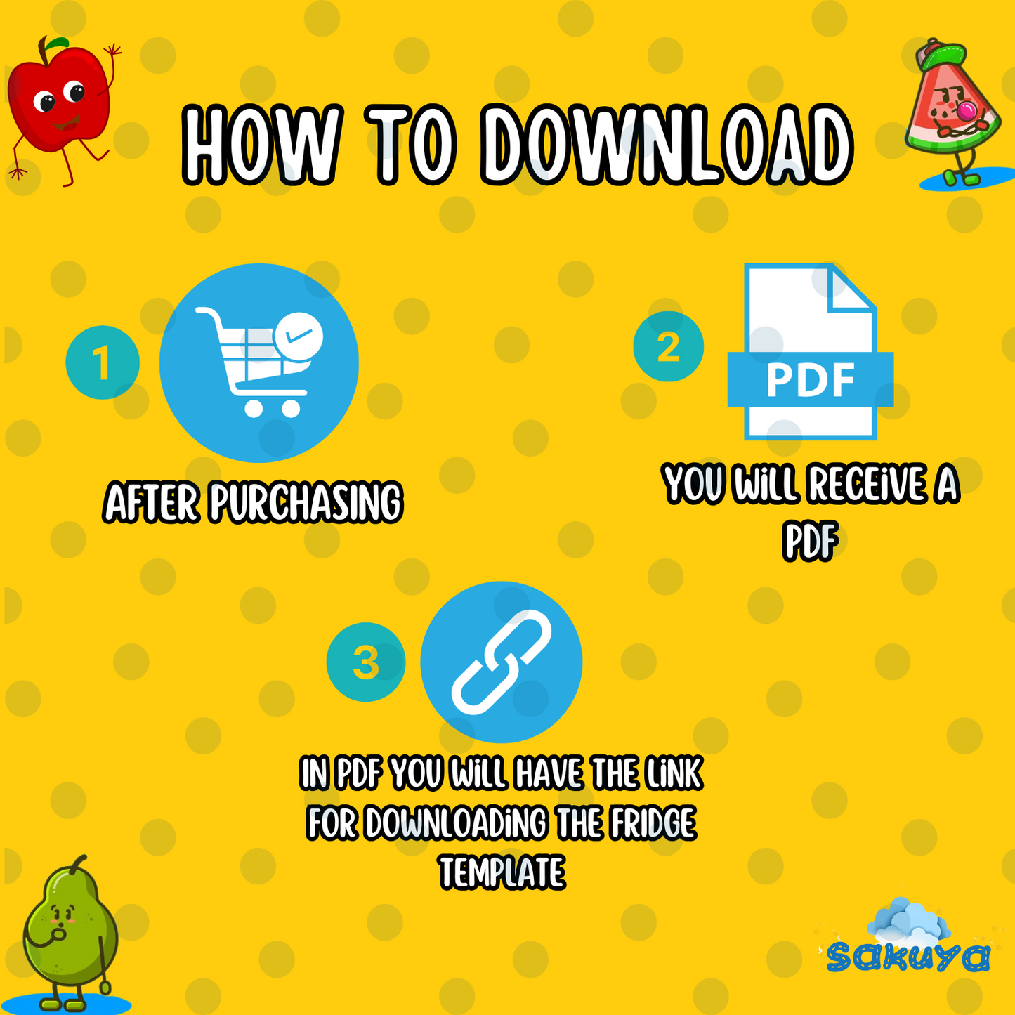 Cool DIY 101 Fridge Magnets- Badges for kids-Pintables pdf file- Not a physical product