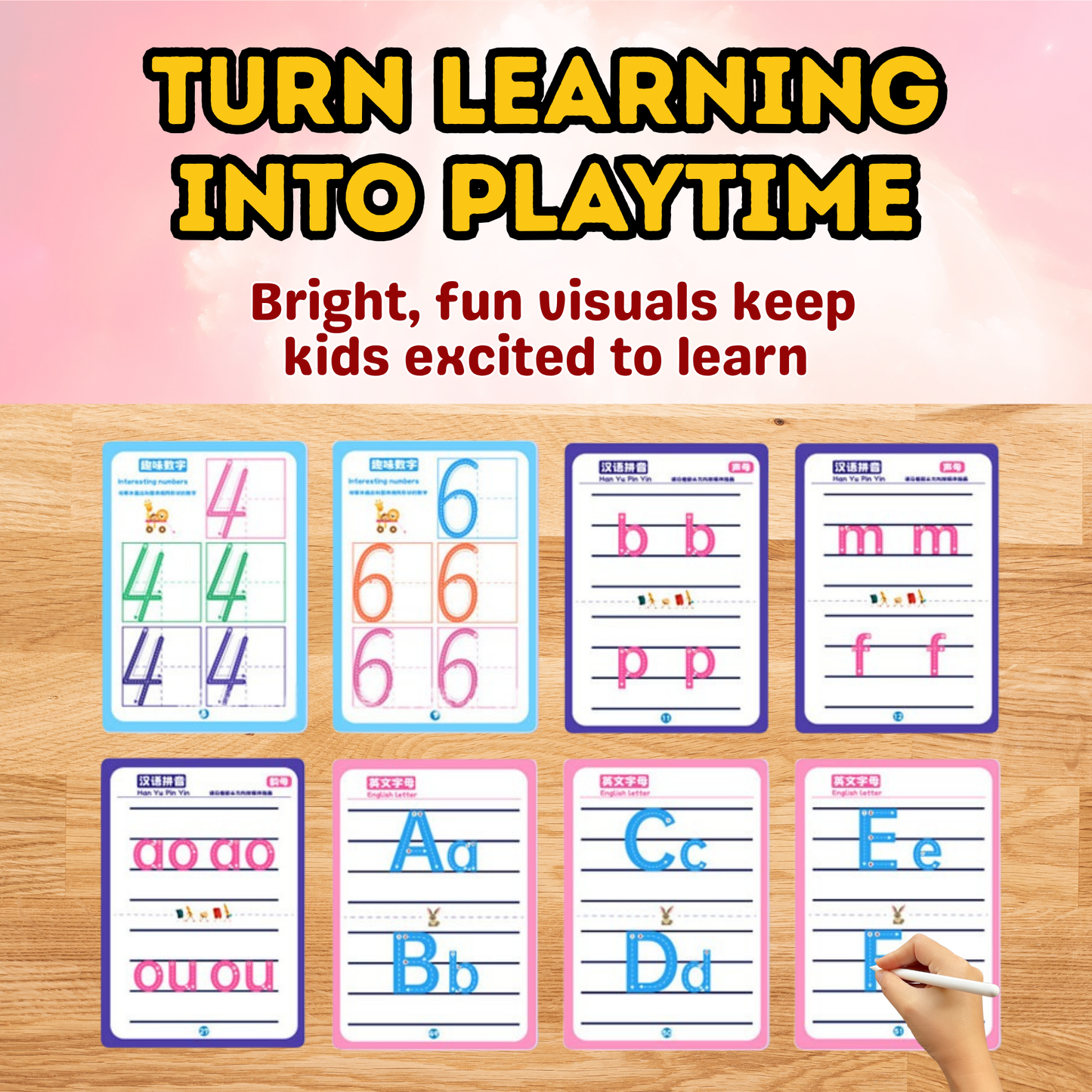 Sakuya Boost Your Child’s Early Learning with This 64-Page Stroke Line Tracing Book – Includes Alphabet, Numbers, Mazes, and Dot-to-Dot Games with 4 Colorful Pens and Eraser