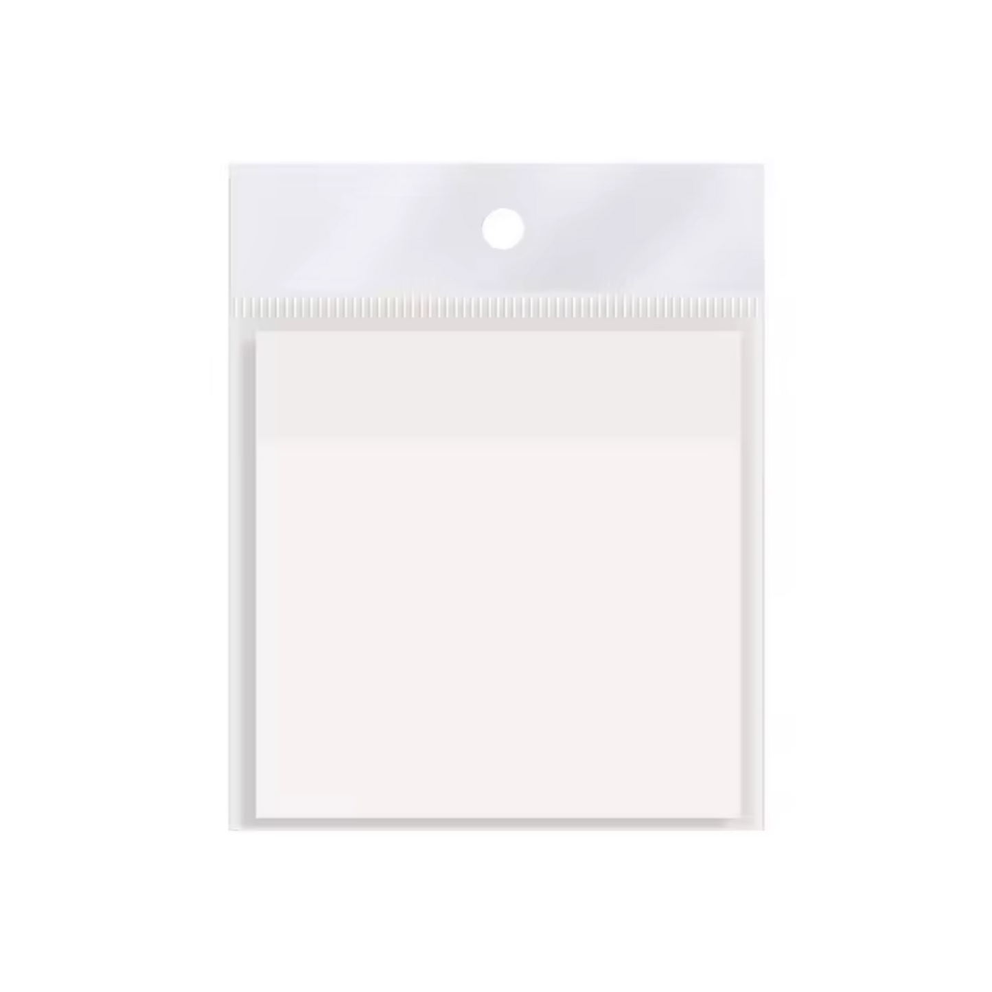 Transparent Cute Self-Sticky Note Pads - 100 Sheets | Removable Clear Notes | Perfect for Writing, to-do List, Reminders, School, Study, Office | Self-Adhesive Stationery Items (7 cm x 9.5 cm)