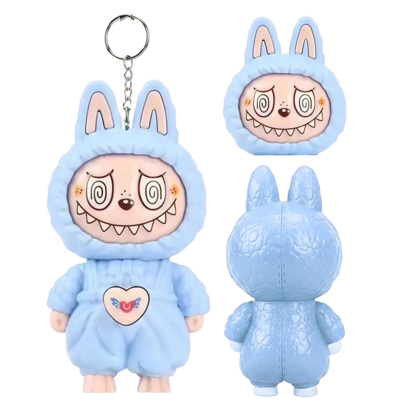 Sakuya Labubu Keychain Cute Cartoon Figure | Mini Collectible Pendant for Bags, Keys & Backpacks | Durable PVC Material | Fun Gift for Anime Lovers & Collectors
