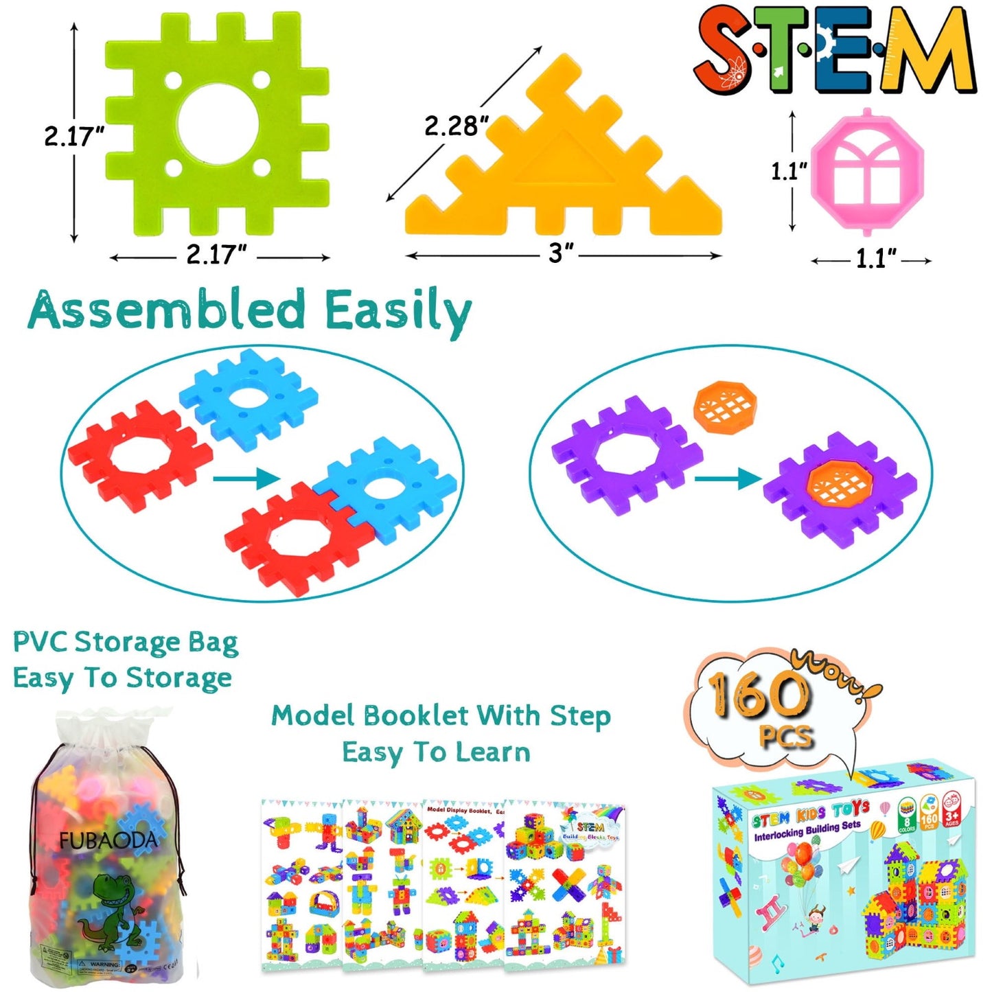 108 PCS Home Building Blocks – Creative Fun for Kids and Toddlers