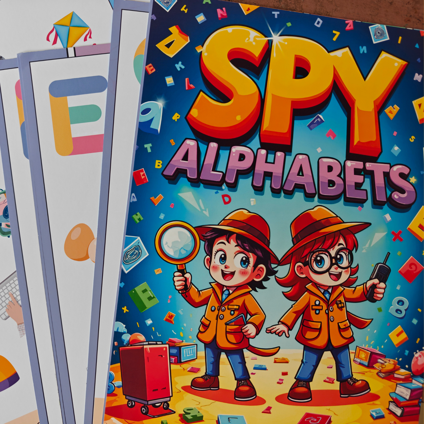 Printable Spy Alphabet Worksheet | I Spy ABC Activity | Fun Alphabet Worksheets for Preschool & Kindergarten
