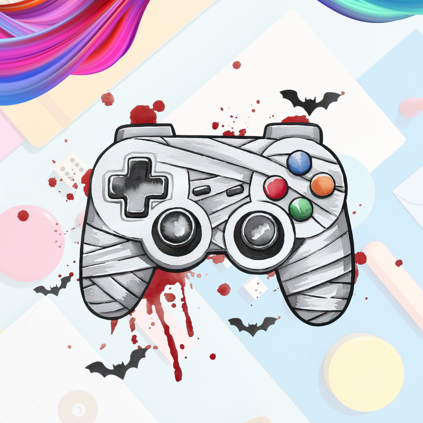 Gaming Clipart Pack Digital Download for Kids and Teens | Printable Controller PNG | Gamer Aesthetics | Playstation Console Bundle