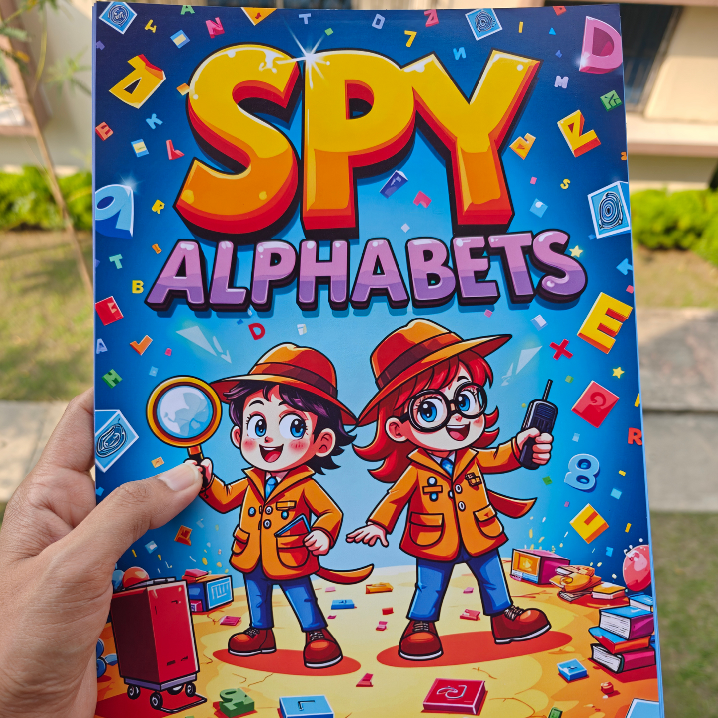 Printable Spy Alphabet Worksheet | I Spy ABC Activity | Fun Alphabet Worksheets for Preschool & Kindergarten