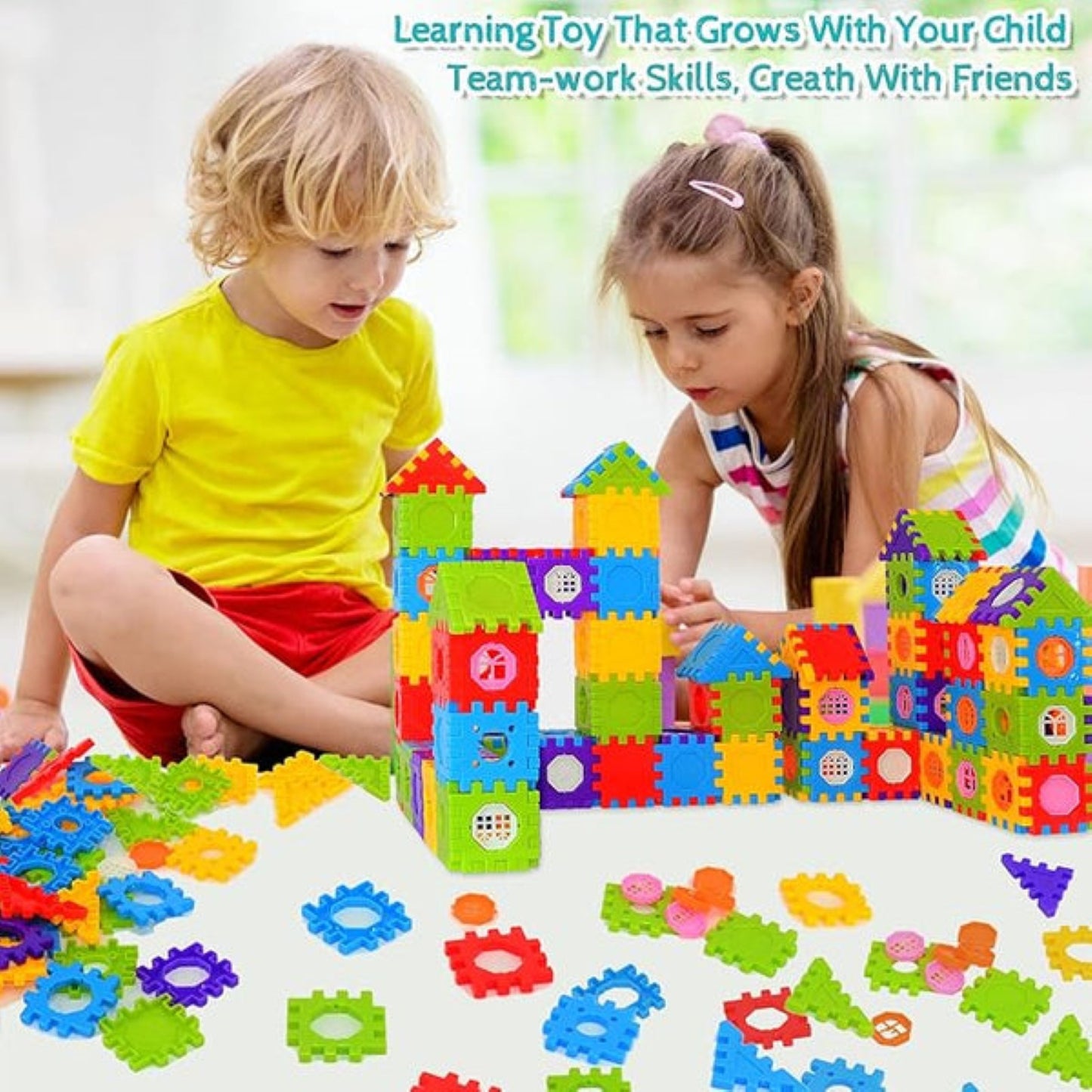 108 PCS Home Building Blocks – Creative Fun for Kids and Toddlers