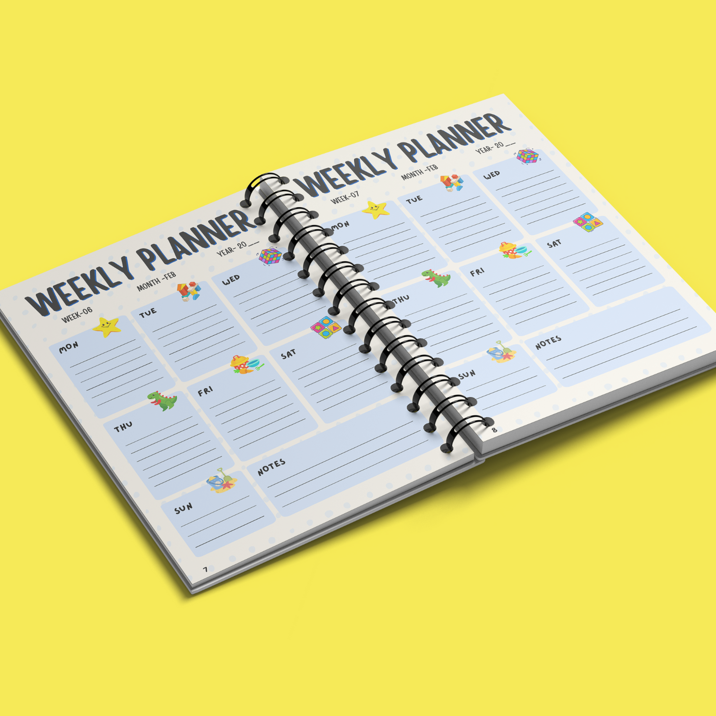 Kids Weekly Planner
