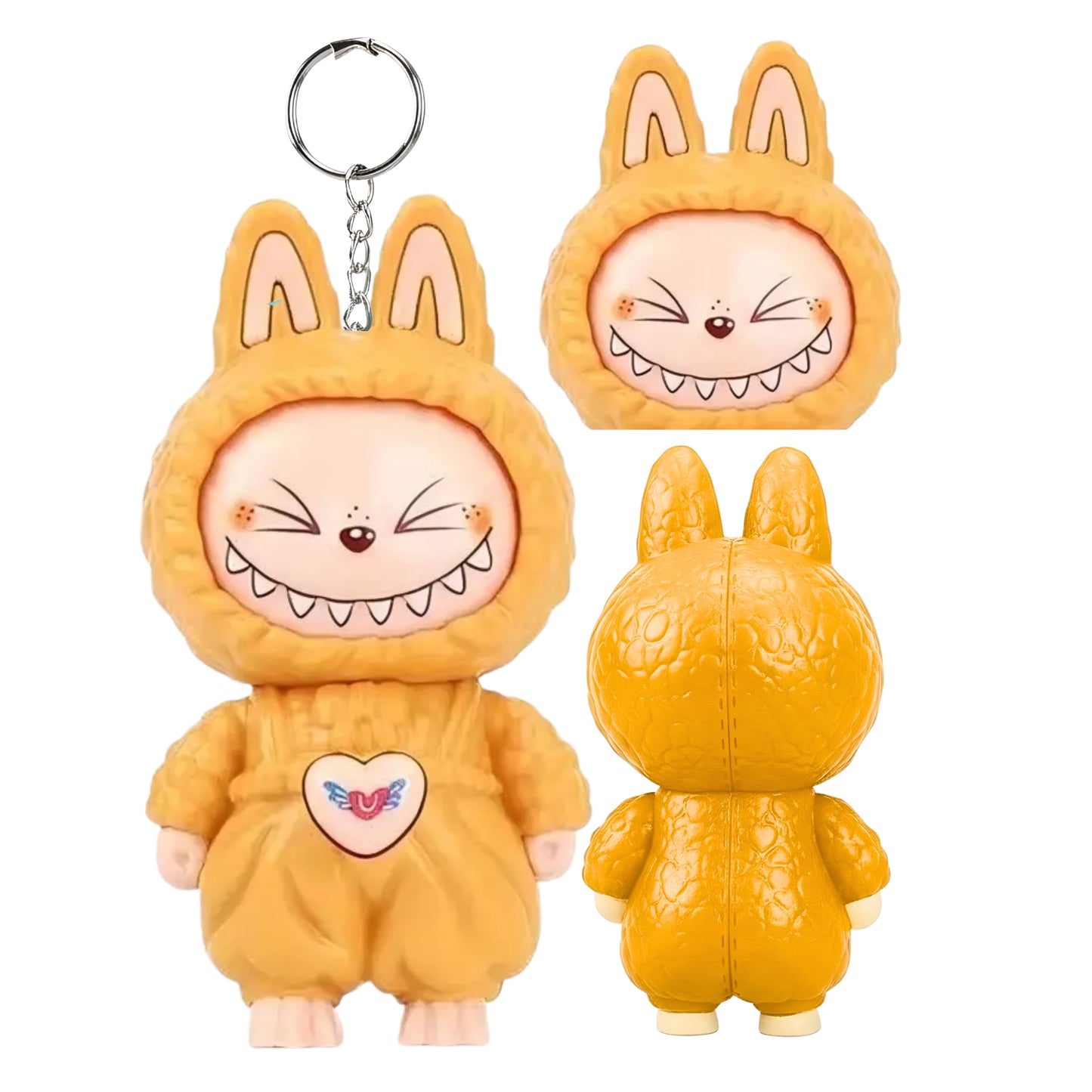 Sakuya Labubu Keychain Cute Cartoon Figure | Mini Collectible Pendant for Bags, Keys & Backpacks | Durable PVC Material | Fun Gift for Anime Lovers & Collectors
