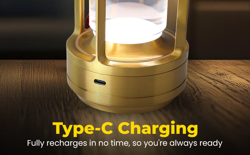 Premium Golden Touch Lamp with Crystal Glass Design, Three-Color Dimming, Rechargeable Portability, Durable Build, and Universal USB Charging Compatibility