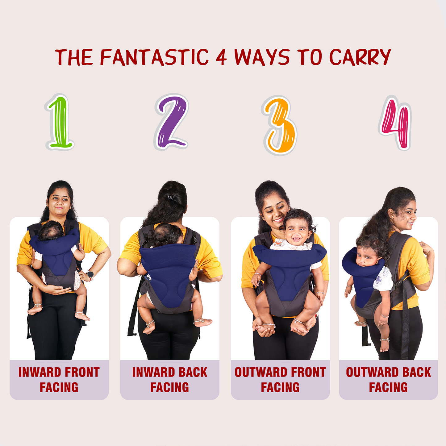 Baby Toddler Carrier | Comfortable Hip Seat for Parents | Quick Slip-On Design | Secure, Safe Baby Holder | Super Soft Cushion for Hip Support | Travel-Friendly and Machine-Washable
