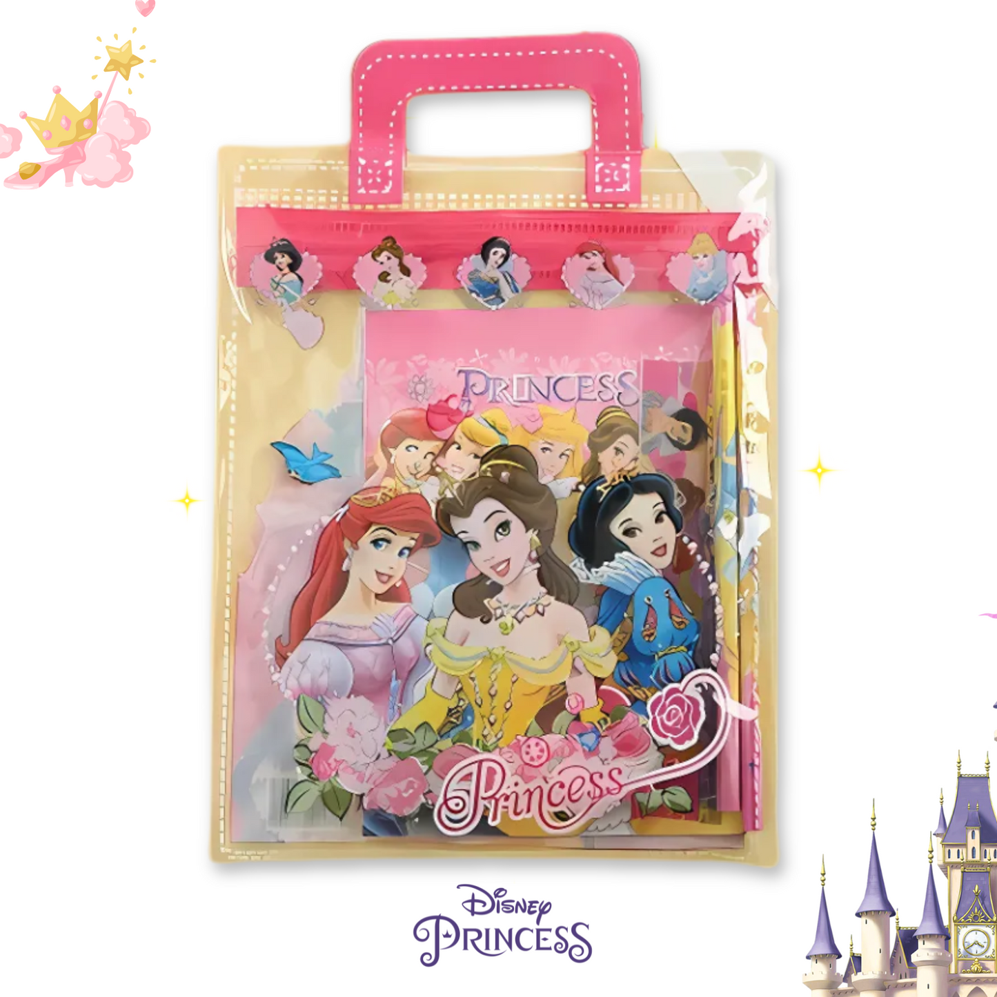 Cartoon Stationary Kit for Kids with Cartoon -Themed Pencils, Eraser, Sharpener, Notebook, Ruler, and More | Fun and Colorful Gift Set for School and Creative Play