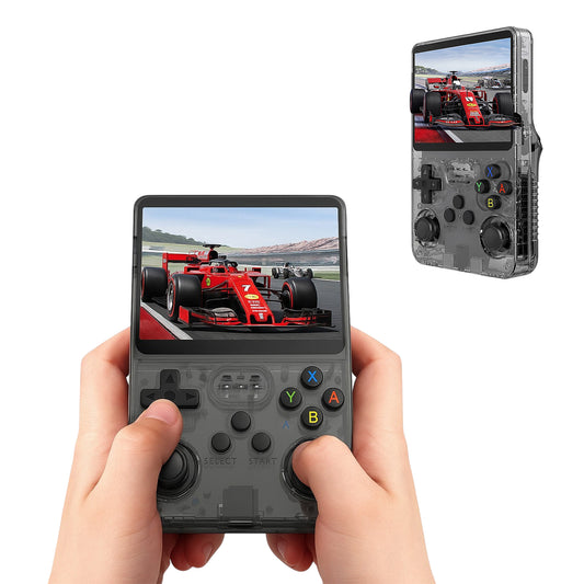 Sakuya Handheld Game Console with 3.5-Inch IPS Display, 10000+ Retro Games for Kids and Adults, Dual 3D Joysticks, 3200mAh Battery, Fast Charging, Linux System for Smooth Gameplay R365