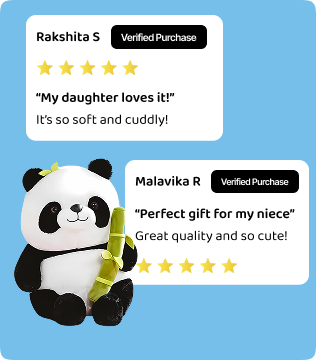 Reversible Bamboo Panda Plush Toy – Soft Toys for Kids, Cute Panda Stuffed Animals, Plushies for Girls, Panda Teddy with Bamboo bag, Soft Toys for Baby Girl, Small Soft Plushies for Baby Boys , size 30 cms