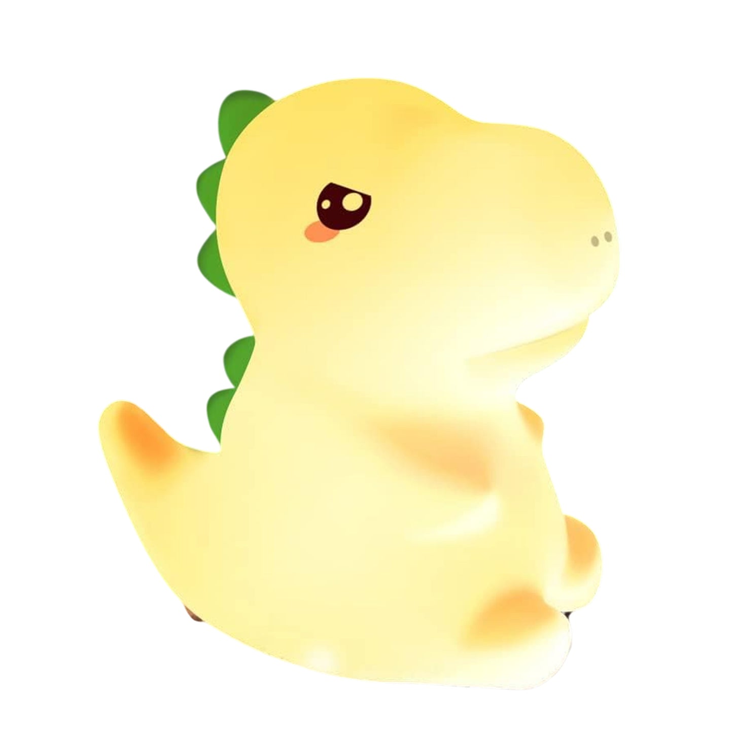 Sakuya Cute Mini Dinosaur Night Lamp for Kids Bedroom | Touch & Tap Control Color Changing Silicone LED Lamp with Rechargeable Battery | Soft Warm Light
