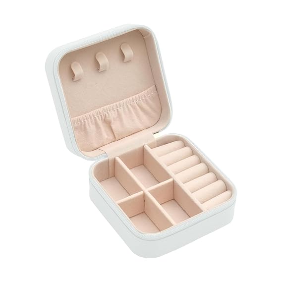 Sakuya Portable Mini Jewellery Box PU Leather – Stylish Organizer for Your Accessories