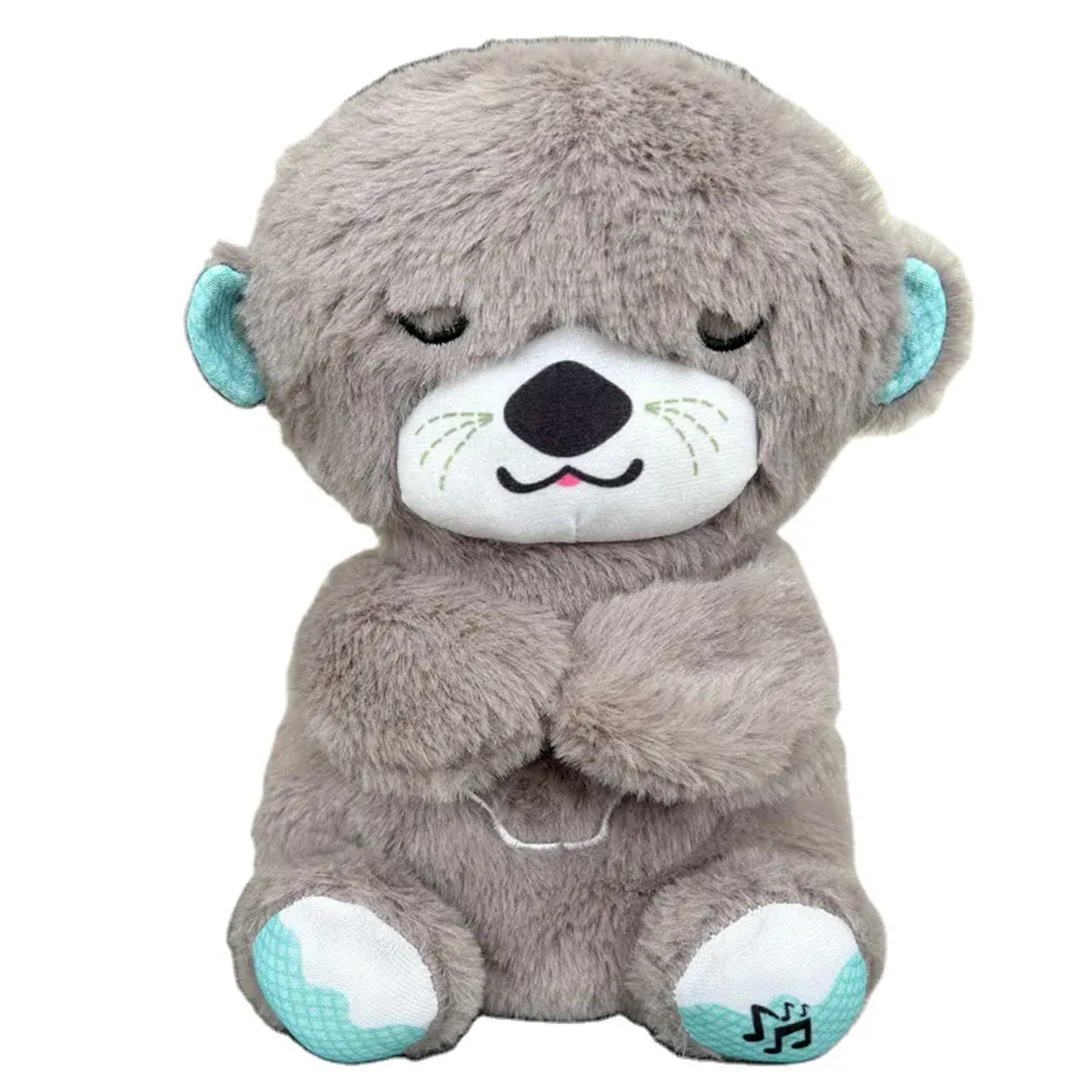 Sakuya's Breathing Teddy Bear with Music, Sound, Light for Baby Sensory Sleep Lights Rhythmic Soft Toy| Best Gift for Kids| size 30cms