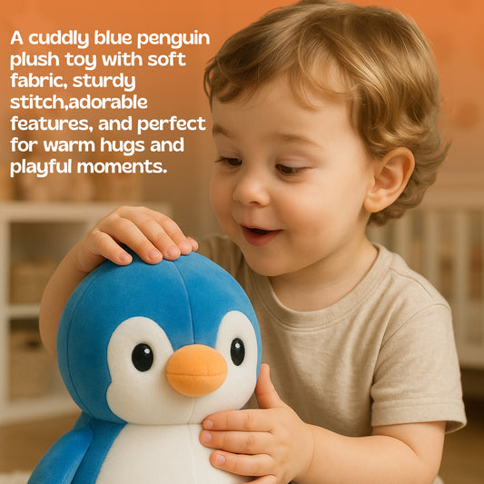 Sakuya Penguin Soft Toy Plush | Cute Stuffed Animal for Kids & Adults | Cuddly Birthday Gift, Nursery & Room Decor | Huggable Penguin Plushie for Boys & Girls
