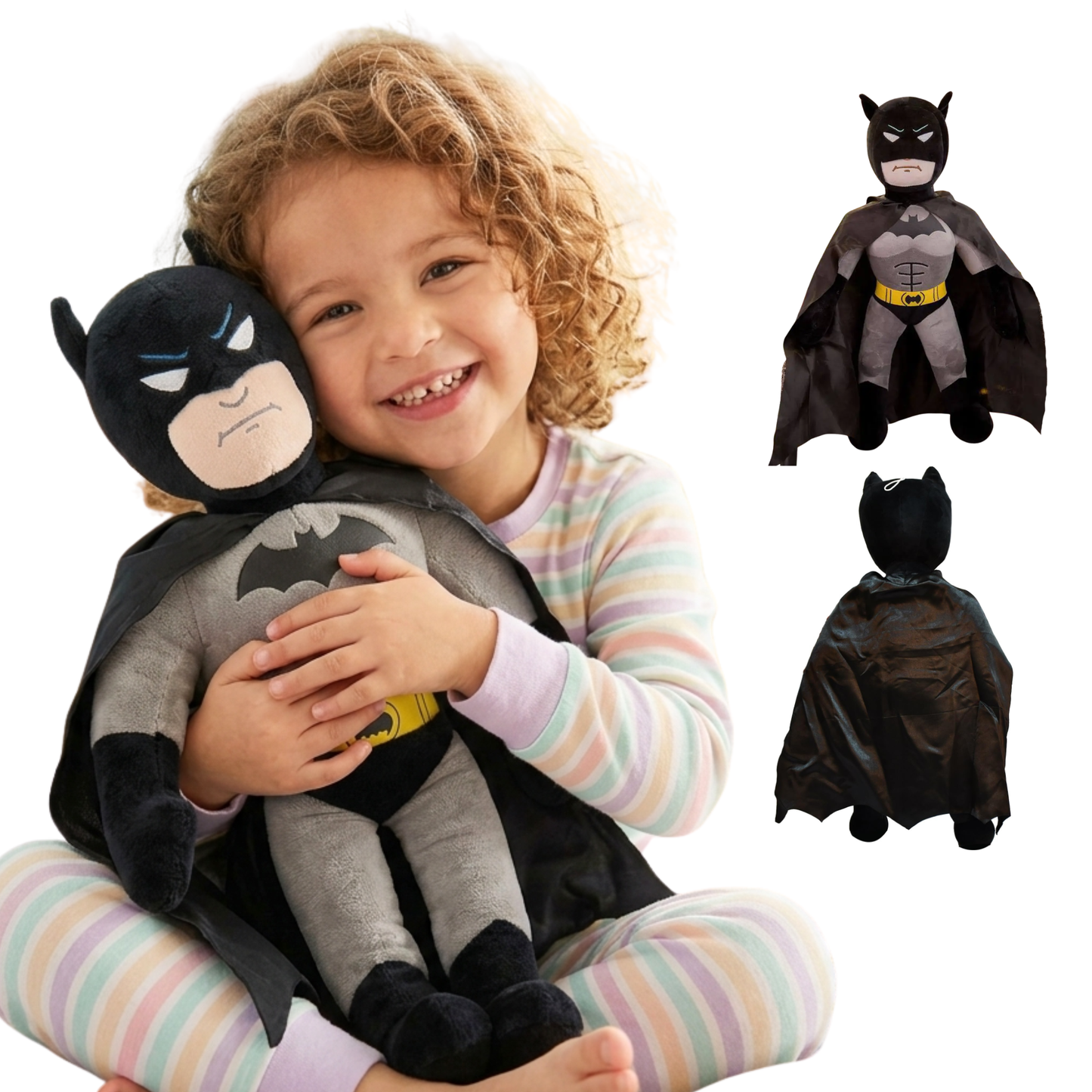 Sakuya Superhero Soft Toy Plush | Stuffed Doll for Kids | Huggable Fabric Figure | Large Size Gift for Boys and Girls | Birthday Present | Nursery Decor | Cartoon Character 55 cm