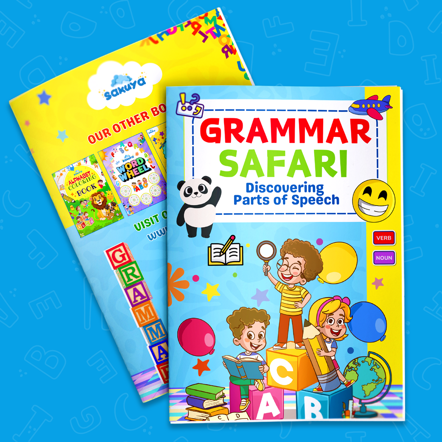 Sakuya Grammar Book for Kids | Fun And Easy English Learning | Colorful Illustrations, Simple Exercises, and Engaging Activities for Early Language Development | Educational Books for Kids