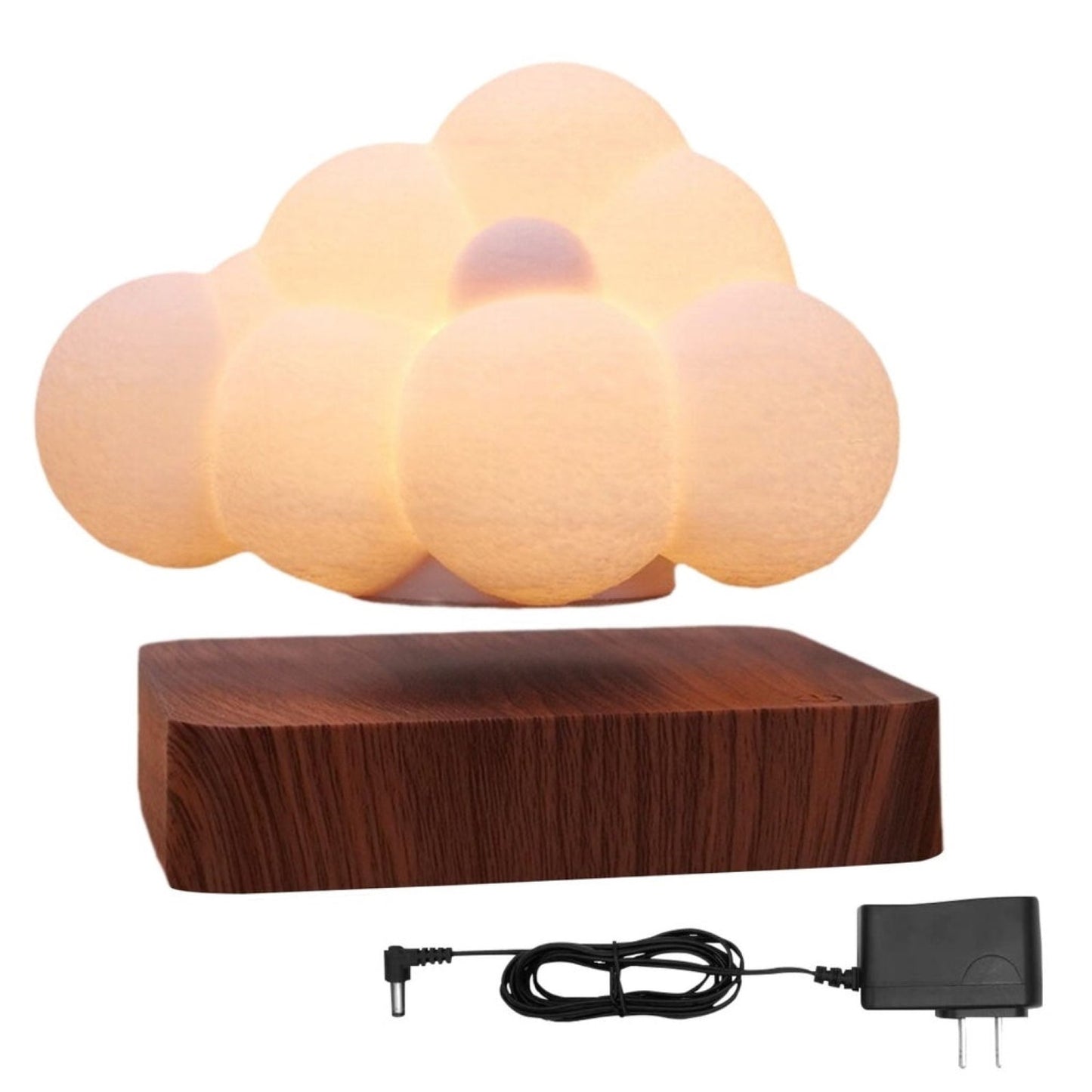 Color Changing Floating Cloud Touch Lamp with Magnetic Levitation – LED Ambient Light, Night Lamp, and Decorative Lamp for Bedroom, Living Room, and Kids’ Rooms