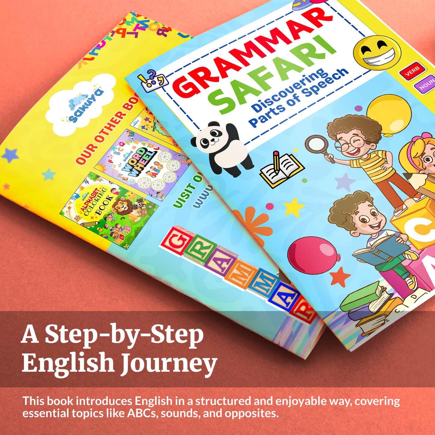 Sakuya Grammar Book for Kids | Fun And Easy English Learning | Colorful Illustrations, Simple Exercises, and Engaging Activities for Early Language Development | Educational Books for Kids