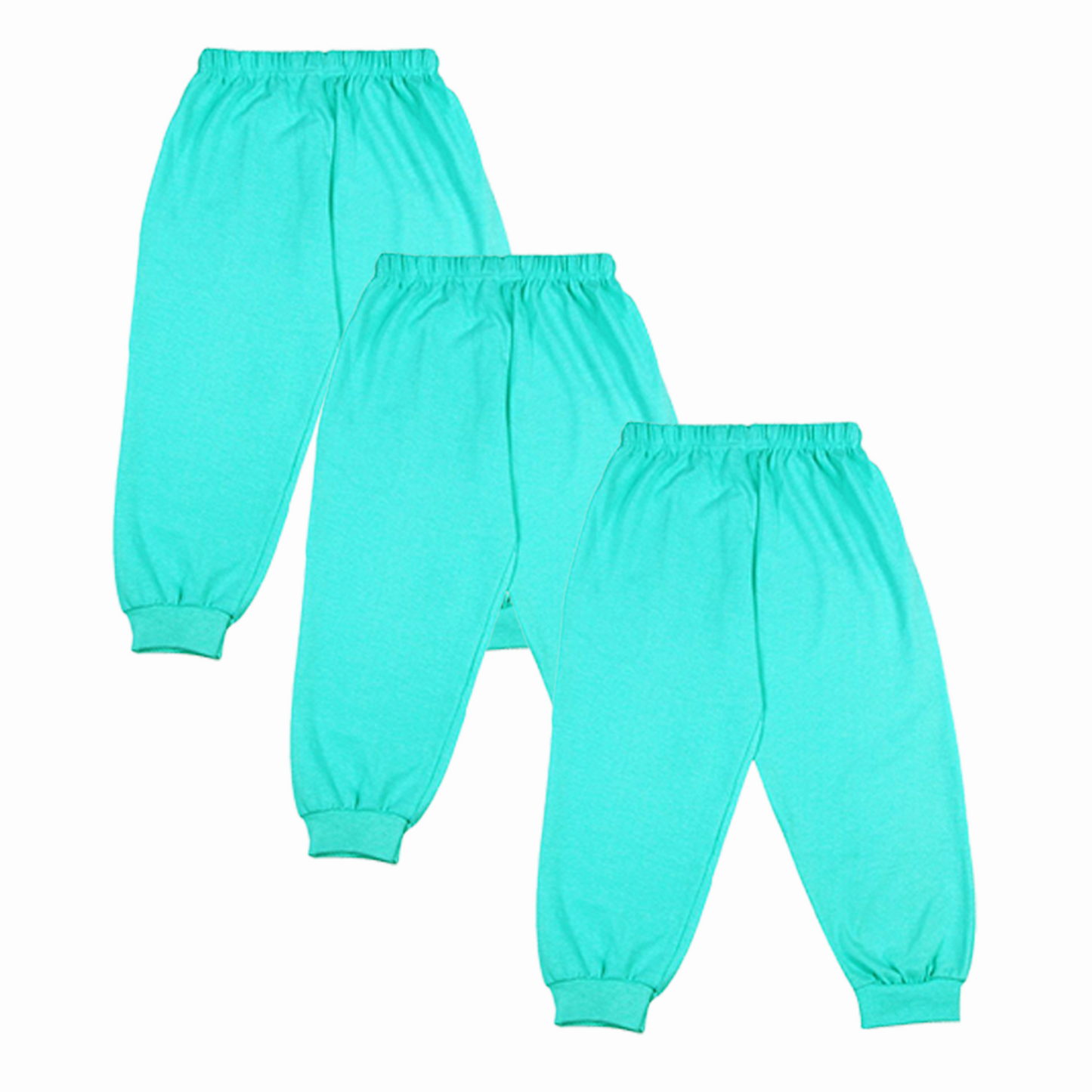 Sakuya Kids Track Pants for Boys & Girls (Blue) - 100% Cotton Regular Fit Daily Use Black Colour Lower Pants | Comfortable & Easy to Wear Trendy Nightwear | Stretchable Pants - Pack of 3, Sleepwear