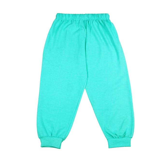 Sakuya Kids Track Pants for Boys & Girls (Blue) - 100% Cotton Regular Fit Daily Use Pants | Comfortable & Easy to Wear Trendy Nightwear | Stretchable Pants - Pack of 1, Sleepwear