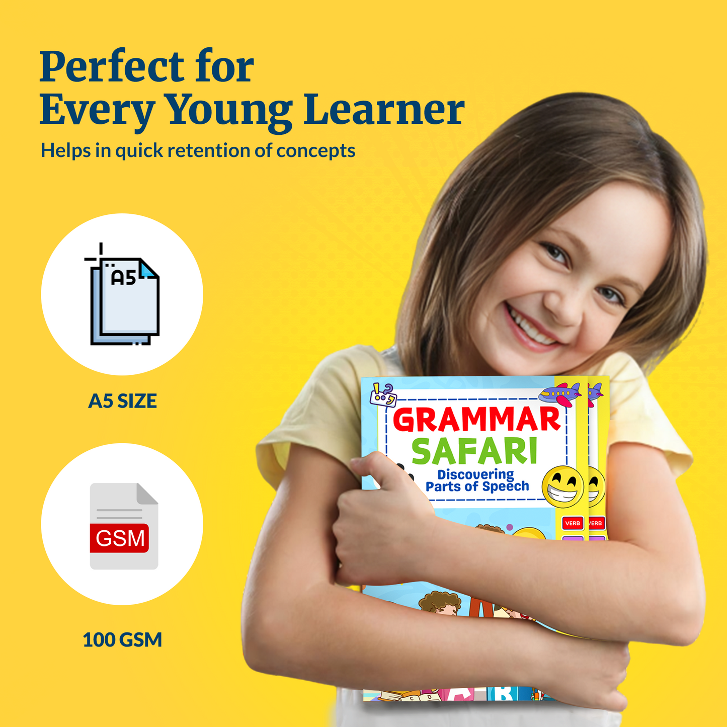 Sakuya Grammar Book for Kids | Fun And Easy English Learning | Colorful Illustrations, Simple Exercises, and Engaging Activities for Early Language Development | Educational Books for Kids