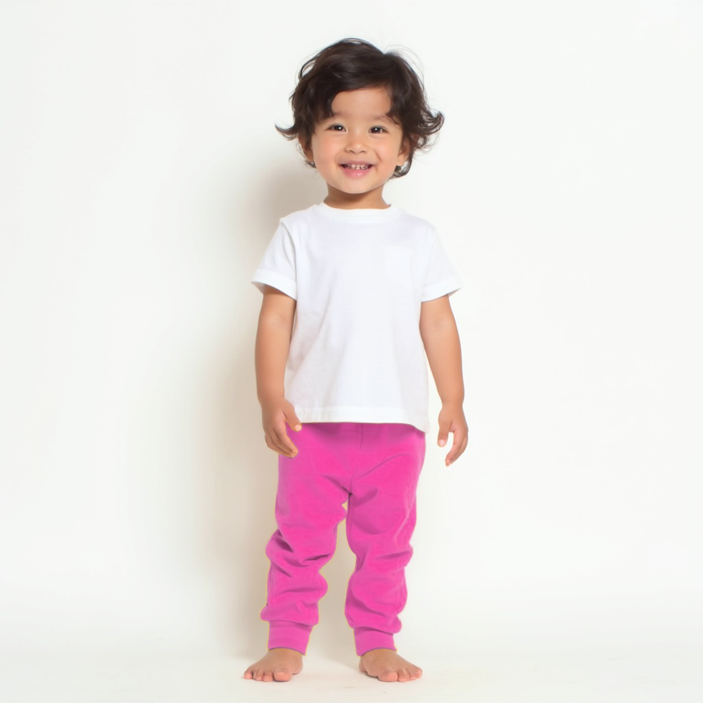 Sakuya Kids Track Pants for Boys & Girls - 100% Cotton Regular Fit Daily Use Lower Pants | Comfortable & Easy to Wear Trendy Nightwear | Stretchable Pants - Pack of 4, Sleepwear Pink
