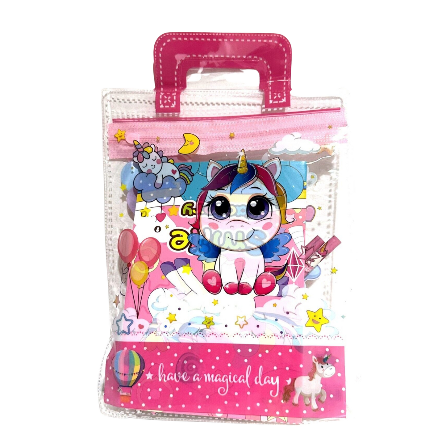 Cartoon Stationary Kit for Kids with Cartoon -Themed Pencils, Eraser, Sharpener, Notebook, Ruler, and More | Fun and Colorful Gift Set for School and Creative Play