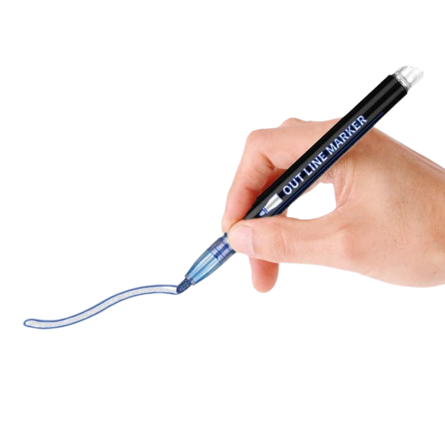 Sakuya Double Line Metallic Outline Marker Pens for Journaling, Scrapbooking, Doodles, Hand Lettering, DIY Crafts with Vibrant Colored Borders and Smooth Glitter Finish | School and Office Supplies